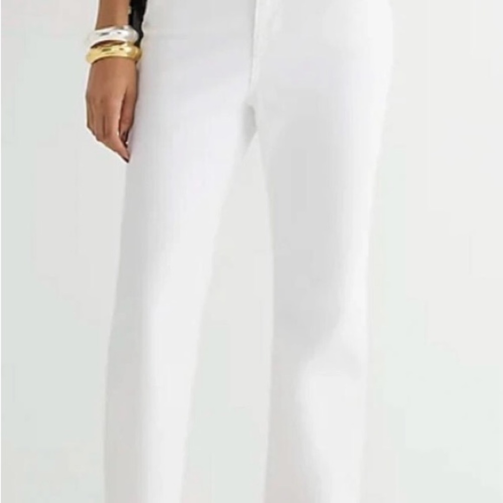 J. Crew Cream Slim Demi Bootcut Jeans